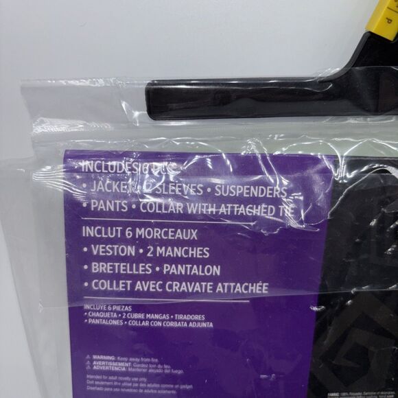 Beetlejuice Women Halloween Costume Small 2-4 Party Gothic (MISSING PANTS) NIP - Picture 11 of 13